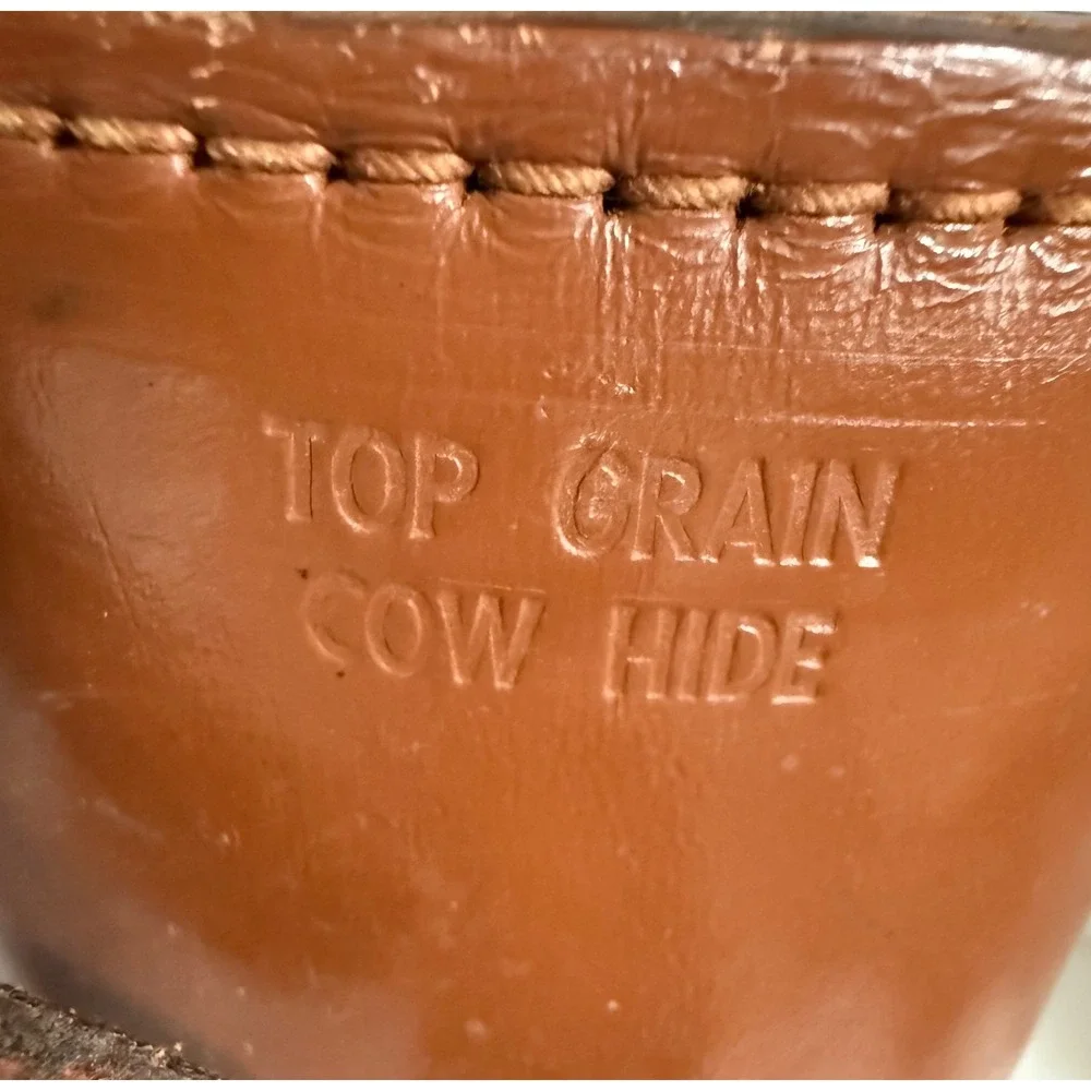 Vintage Thermos Aluminum Ribbed Flask Set Vacuum with Brown Leather Carry Case